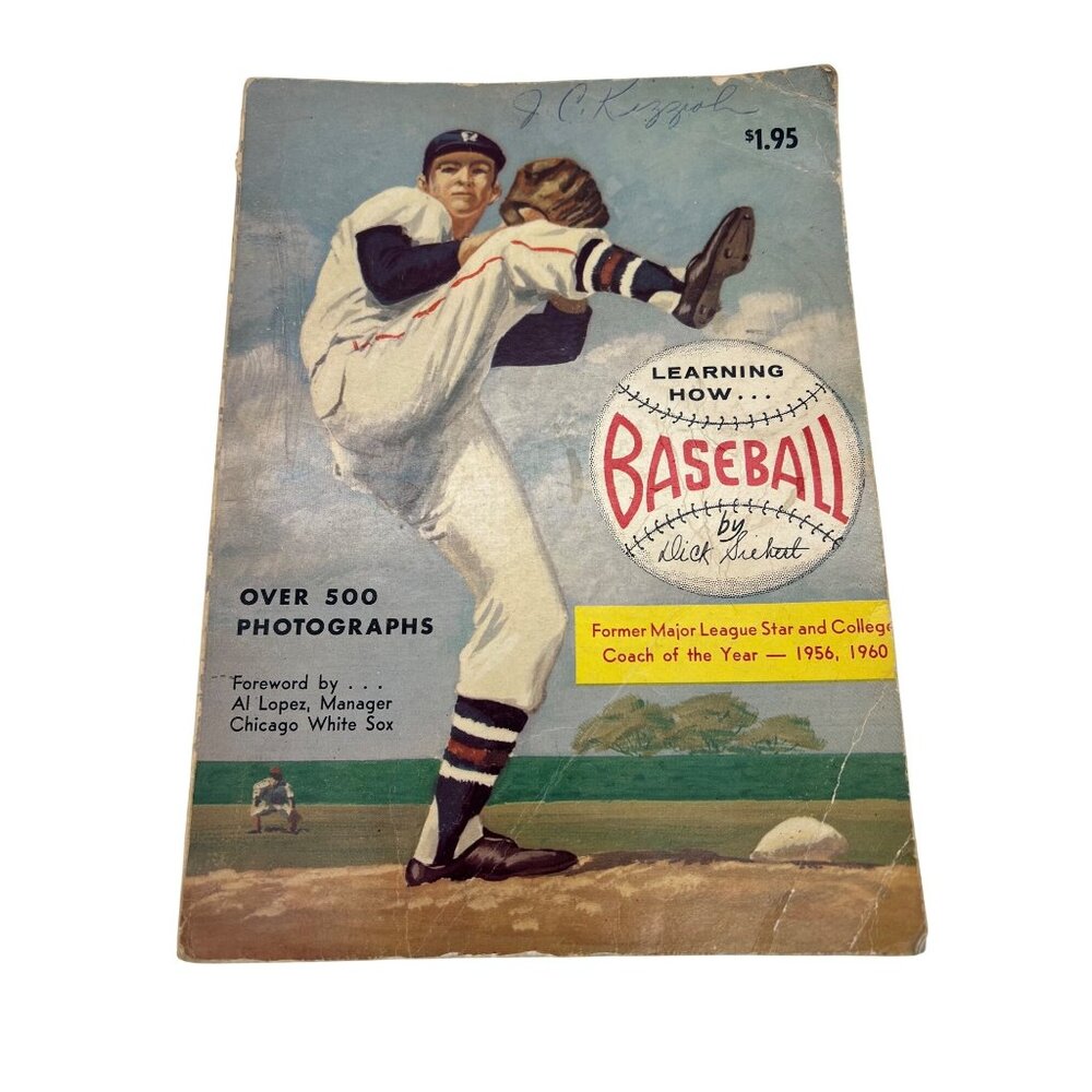 1961 Learning How Baseball Dick Siebert Vintage Instructional Book 500+ Photos